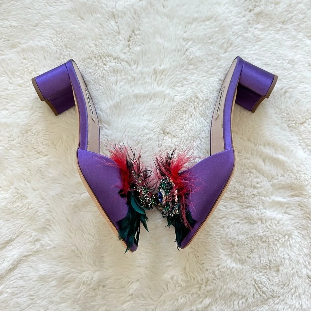 NEW!!! Miu Miu heels slides size 37 Authentic - Picture 8 of 8